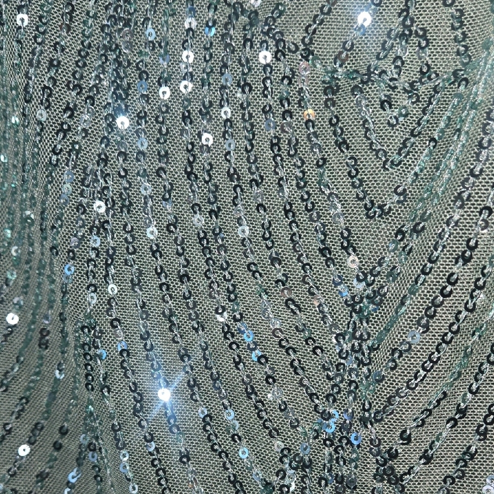 POL Mint Green Sequin Cowl Neck Camisole - Picture 3 of 4